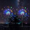 Luzes Solares de Fogos de Artifício LED, Luzes de Chão Dente-de-Leão, Luzes de Corda para Jardim, Luzes Decorativas de Natal, Fábrica de Origem