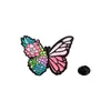 Insignia de Dibujos Animados Original Forma de Planta Carnosa Flor Animal Insecto Broche de Aleación Hebilla de Mariposa con Aceite Vagabundos