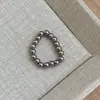 Moda Estilo Coreano Cruz Vazada Fashionável Simples Versátil Luxo Leve Toque de Alto Padrão Anel de Dedo com Diamante Zircônia Estilo de Empilhar