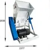 Trituradora de plástico, trituradora industrial grande y potente, trituradora de papelera azul para frutas, trituradora de reciclaje de parachoques