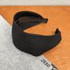 Diadema deportiva sencilla y moderna de estilo coreano con tiras anchas para el pelo, para mujer, con estampado de calavera