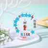 Figura de Escritorio Personalizada de Doble Capa Acrílica para Periféricos de Anime, Figura DIY de Celebridad, Llavero, Diseño Creativo 3D