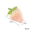 Mini comida y modelo de juego simulación accesorios de fruta PVC fresa rodaja de limón piña fruta falsa colgante colgante para mochila escolar