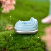 Novo playground micro paisagem jardinagem DIY bolo decoração acessórios roda gigante deslizar cavalo de Tróia ornamentos de resina