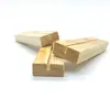 Fabricante Personalizado Base Ranurada de Madera Maciza Mesa de Escritorio Multifuncional Base de Madera DIY Ranura para Tarjeta Decorativa Bloque de Madera