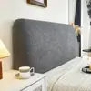 Nueva funda elástica de jacquard de color liso para cabecero, universal para todas las estaciones, de cobertura total, funda antideslizante para cabecero