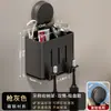 Suporte para Escova de Dentes, Porta-Copo para Escova de Dentes Montado na Parede Sem Furos, Armazenamento de Copo para Enxaguante Bucal, Suporte de Parede para Escova de Dentes Elétrica