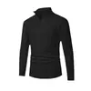 2026 Moda Masculina Transfronteriza Otoño/Invierno Suéter de Punto Pulóver de Media Cremallera Suéter Polo Suéter de Punto Casual de Manga Larga