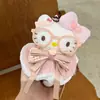 Nuevo Llavero de Peluche Original Hello Kitty DIY Grande "Camarón" Muñeca Linda Colgante para Bolsa