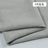 Tecido de algodão e linho cor sólida roupa DIY feito à mão vestido camisa tecido de algodão lavado plissado liquidação