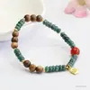 Pulsera de Cuentas de Ábaco Azul Agua de Jade Natural Grado A Pulsera de Jadeíta Estilo Antiguo Venta al por Mayor Dropshipping S4111703