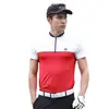 Fornecimento Direto do Fabricante Pgm Roupas de Golfe Masculinas Verão Tops Respiráveis Camiseta de Manga Curta Secagem Rápida Uniformes de Golfe