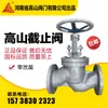 Válvula de Vapor Brida Válvula de Cierre J41H-16 Válvula de Cierre de Hierro Dúctil para Alta Temperatura Dn506580100