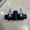 Tubería principal de riego por goteo agrícola de tres vías y dos válvulas conector de cuatro vías integrado de flujo de tres vías y dos válvulas para la conservación de agua en tierras de cultivo