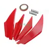 Faca de ar esportiva ST geral para automóveis ABS faca de ar desviadora modificada para carro spoiler do para-choque dianteiro Vermelho Azul amarelo