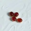 Ajuste de Gema de Ágata Ametista em Cobre Fundido com Quatro Garras