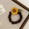 Lazo con estampado de leopardo para el pelo para mujer, cinta para el pelo de estilo de lujo de alta gama, cuerda para el pelo para peinar moños, goma elástica para el pelo, accesorio para el pelo