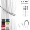 Atracadores de Cortina de Nuevo Estilo Transfronterizos, Atracadores Trenzados Tejidos a Mano, Correas de Cortina Frescas y Únicas, Cuerdas para Atar, Hebillas de Cortina