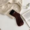 Calcetines Zhuji para hombre otoño e invierno de media caña calcetines gruesos de lana larga con forro polar desodorante al por mayor de media caña cálidos