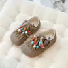 Zapatos de cuero para niña estilo primavera zapatos Birkenstock zapatos casuales de rendimiento para niños zapatos de niña zapatos sencillos para estudiante zapatos pequeños de cuero para niños