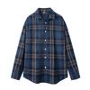 Camisa de Cuadros con Combinación de Colores de Primavera para Hombre Dongyu Camisa Sencilla para Hombre y Mujer que Combina con Todo Camisa Casual Coreana