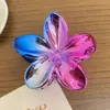 Presilha de Cabelo Flor de Ovo Colorida para Mulheres, Piranha de Meio Preso de Verão para a Nuca, Acessório de Cabelo Piranha de Tamanho Médio