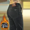 Pantalones Casuales de Pana para Hombre para Primavera y Otoño, Corte Recto Ajustado, Nuevo Estilo 2026, Pantalones Largos Elásticos Forrados de Polar para Negocios