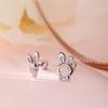 Pendientes con Chapado de Plata 925 Directo de Fábrica Diseño de Nicho de Verano Pendientes con Tapa de Tornillo Lujo Ligero Pendientes de Alta Gama para Mujer