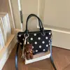 2026 Nuevo Diseño de Lunares Bolso de Hombro Tipo Cubo Diario Bolso para Ir al Trabajo Bolso de Mano Versátil Casual Bolso Cruzado