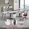Conjunto de escritorio y silla de oficina simple y moderno, adecuado para una sola persona, escritorio de gerente o escritorio ejecutivo