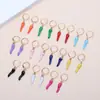 Pendientes de Gota de Aceite de Chile Coloridos Transfronterizos Europeos y Americanos, Pendientes de Lujo Ligero de Gama Alta, Accesorios para Orejas de Bricolaje a la Moda y Personalizados para Mujeres
