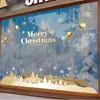 Decoraciones de Ambiente para Evento Navideño de Copos de Nieve Pegatinas Electrostáticas para Puertas de Vidrio Diseño de Escena Pegatinas para Ventanas de Centro Comercial