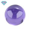 Huagang Gemas Perlas Redondas Circonita Azul Púrpura Perlas Ligeras Piedra al Descubierto Esfera Redonda Color Circonita Cúbica Azul Púrpura Conjunto de Perlas Sueltas Joyería