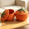 Cesta de corda de algodão tecida à mão transfronteiriça com tampa, cesta de armazenamento dobrável portátil para uso doméstico, cesta de armazenamento de mesa à prova de poeira