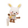Nuevo Tejido Lindo Dibujo Animado Conejo Broche Bolsa Zapatos Calcetines Ropa Pasador Joyería DIY Accesorios Accesorios