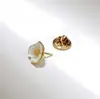 Broche Flor de Madrepérola de Verão, Exquisito Pequeno Colarinho de Camisa, Fivela Anti-Exposição, Alfinete Fixo para Roupas, Acessórios de Fivela Escondida