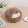 Cama para Gato Fechada Semi-Fechada Quente de Inverno Cama para Gato Pet Canil Semi-Fechado para Cachorro Cama para Cachorro Ninho Fechado para Gato##