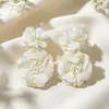 Estilo Férias de Verão Flor Dopamina Presilhas de Orelha Sem Furo para Mulheres, Brincos Modernos, de Alta Qualidade, Doces e Exagerados