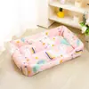 Cama para Cães Transfronteiriça Inverno Quente Cor de Doce Cama para Cães Teddy Pelúcia Curta Pequena, Média e Grande Cama Retangular para Cães