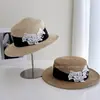 Sombrero Ligero Estilo Francés para Vacaciones, Encaje Soluble en Agua, Ala Plana para Mujer, Sombrero de Paja para Proteger del Sol en Verano, Sombrero de Playa, Sombrero para el Sol