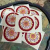 Hotong Tíbet Nepal Thangka Puro Pintado a Mano Dios Amarillo de la Riqueza Mantra del Corazón 3.5 Núcleo