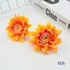 Flores Artificiales, Hojas de Pino, Peonías, Flores Falsas con un Diámetro de 7 cm, Cabezas de Flores de Seda para Accesorios de Cabello DIY, Pasadores y Decoraciones Florales para Trajes Tradicionales