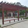 Pérgola Decorativa de Aluminio Personalizada, Estructura para Enredaderas, Enrejado para Uvas, Pasillo Decorativo de Aleación de Aluminio, Enrejado Exterior para Uvas de Aleación de Aluminio