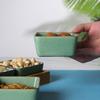 Celadón Bambú y Madera Dividiendo Plato de Frutos Secos Plato de Aperitivos Melón y Nueces Caja de Aperitivos Plato de Aperitivos Plato de Dulces Tienda de Pedicura Plato de Aperitivos Fruta