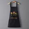 Nuevo delantal de cocina para el hogar impermeable a prueba de aceite moderno lindo ropa de trabajo para hombres y mujeres delantal de cocina delantal de cintura personalizado
