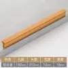 Wg6Q Manija Negra Simple Moderna en Forma de T para Armario, Gabinete, Zapatero, Cajón, Extensión de Manija para Puerta de Armario