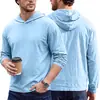 Moletom com capuz de algodão estilo americano para homem, marca independente transfronteiriça, tamanho europeu, com punhos de cordão, estilo pullover, manga longa para uso casual ao ar livre