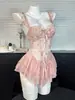 Camisola Sexy de Renda Enxi, Sutiã com Barbatanas, Camisola Floral, Camisola Push-Up Puro Desejo com Bojos, Lingerie Feminina