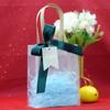 Bolsa transparente de mano para regalo de cumpleaños de niños de preescolar bolsa de regalo vacía para merienda de fiesta de niños de diez años