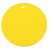 Jogos Americanos Espessos de Silicone Coloridos, Tapetes de Mel com Isolamento Térmico Antiderrapantes, Jogos Americanos Resistentes ao Calor, Jogos de Mesa, Porta-Copos, Utensílios de Mesa Anti-Queimaduras